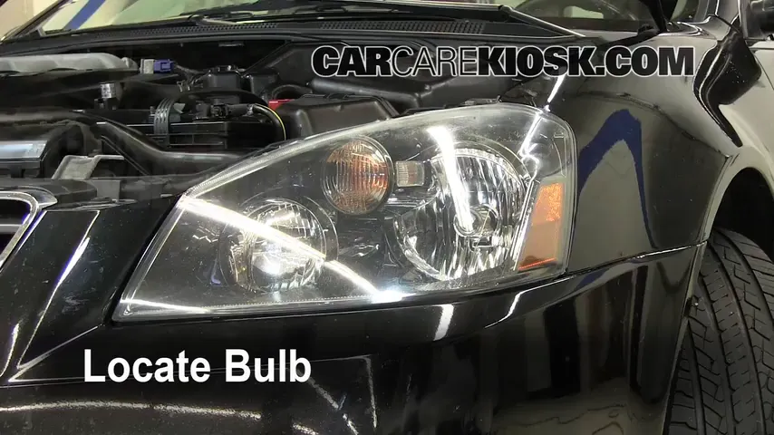 2006 Nissan Altima SE 3.5L V6 Luces Faro delantero (reemplazar foco)